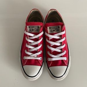 Red Low Top Converse